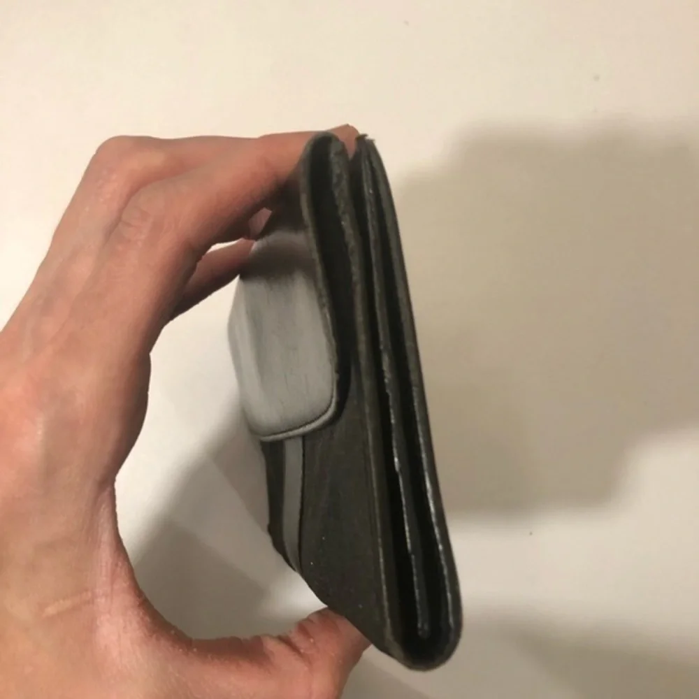 Fendi black vintage wallet authentic